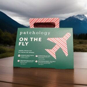 NIB NEW Patchology On The Fly Travel Facial Kit Great Bon Voyage Gift , Wedding